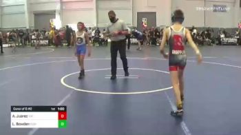 82 lbs Consi Of 8 #2 - Lynkin Bowden, Pioneer Grappling vs Anthony Juarez, Tuf California Wrestling Academy