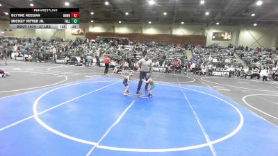 37 lbs Consolation - Blythe Keegan, Damonte Mustangs WC vs Mickey Ritter Jr., Fallon Outlaws WC