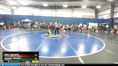 75 lbs Champ. Round 1 - Bennett Roundy, Idaho Gold vs Seru Tabakece, Sublime Wrestling Academy