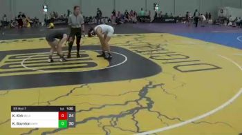 100 lbs Rr Rnd 7 - Klaribel Kirk, Bedlam vs Kylee Boynton, Oregon Womens