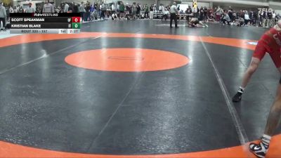 157 lbs Cons. Round 1 - Kristian Blake, Indiana Tech vs Scott Speakman, Findlay