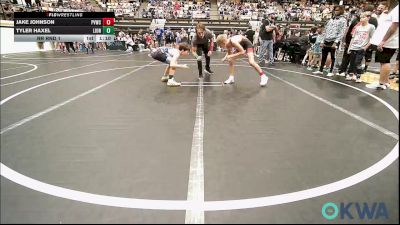 88 lbs Rr Rnd 1 - Jake Johnson, Pauls Valley Wrestling Club vs Tyler Haxel, Lions Wrestling Academy