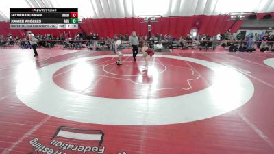 USA Junior Boys - 150 lbs Cons. Round 3 - Mason Perez, Burlington High School Wrestling vs Noah Miller, Wisconsin