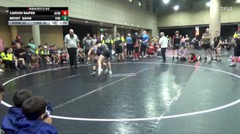 116 lbs Round 4 (6 Team) - Carson Naifeh, NC National Team White vs Brody Davis, The Factory Wrestling
