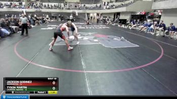 195 lbs Finals (8 Team) - Tyson Martin, LaCrosse Aquinas vs Jackson Godinez, Washington