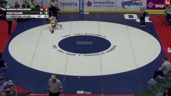 82 lbs Consi Of 32 #1 - Ronald Shellhouse, Eisenhower vs Kole Collins, Mt. Lebanon