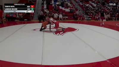 150 lbs Round 1 (4 Team) - Tobyn Hays, Hewitt-Trussville vs Landon Moore, Grissom Hs
