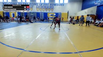 145 lbs Round 3 (6 Team) - Tori Gibson, Eagles WC vs Denalie Dauphin, Attack WC