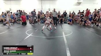 76 lbs Round 1 (6 Team) - Rocco Albano, Killa Bees vs Kaiden Crowley, U2 Journeymen Uprising