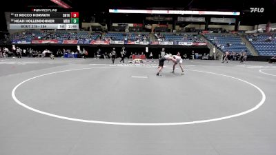 184 lbs Cons. Round 1 - Noah Hollendonner, Marian vs 12 Rocco Horvath, Cumberland
