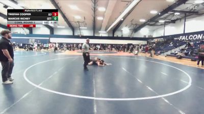 285 lbs Cons. Round 3 - Marcus Richey, Gettysburg vs Tristan Cooper, Alvernia