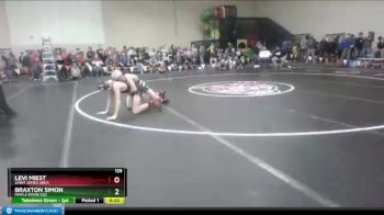 126 lbs Cons. Round 2 - Braxton Simon, Maple River/USC vs Levi Miest, Saint James Area