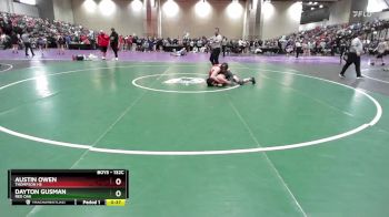 132C Cons. Round 1 - Austin Owen, Thompson HS vs Dayton Gusman, Red Oak