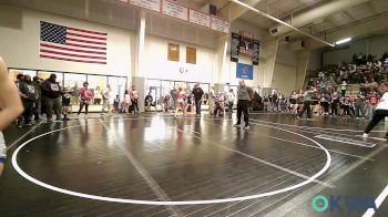 97 lbs Rr Rnd 1 - Kaedy Cooper, Grove Takedown Club vs Emerson Rollings, Tulsa Blue T Panthers