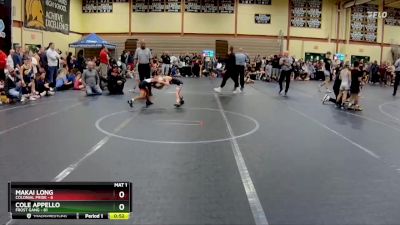 56 lbs Quarterfinal - Cole Appello, FROST GANG vs Makai Long, Colonial Pride