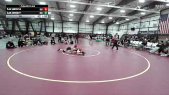 144 lbs Round 7 (8 Team) - Dax Wright, Bear River vs Dax Hirschi, Hurricane