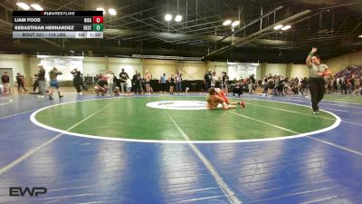 119 lbs Rr Rnd 4 - Liam Foos, Nixa Youth Wrestling vs Sebasthian Hernandez, Best Trained