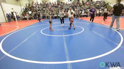 55 lbs Quarterfinal - Sawyer Emde, Battlefield Wrestling Club vs Stetson Jefferson, R.A.W.