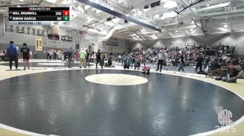 135 lbs Cons. Round 2 - Will Bramhill, East Nicolaus Wrestling Club vs Simon Garcia, Smedberg Middle School