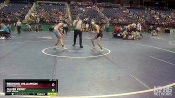 3A 113 lbs Champ. Round 1 - Redmond Williamson, Northern Nash vs Oliver Perry, West Rowan