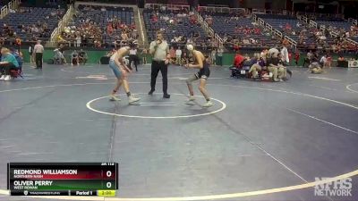 3A 113 lbs Champ. Round 1 - Redmond Williamson, Northern Nash vs Oliver Perry, West Rowan