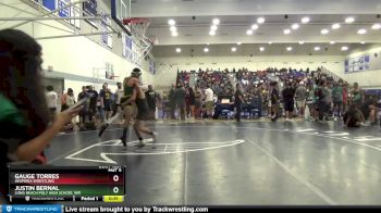 126 lbs Cons. Round 3 - Gauge Torres, Hesperia Wrestling vs Justin Bernal, Long Beach Poly High School Wr