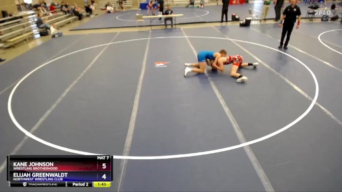 132 lbs 3rd Place Match - Kane Johnson, Wrestling Brotherhood vs Elijah ...