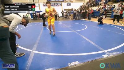 120 lbs Rr Rnd 3 - Alex Rodriguez, Tonkawa Takedown Club vs Luke Canales, Claremore Wrestling Club