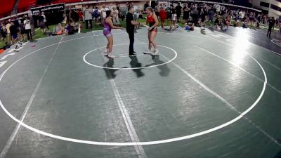 135 lbs 1st Place Match - Brynlee Lutz, Alaska vs Keanna Conrad, Idaho