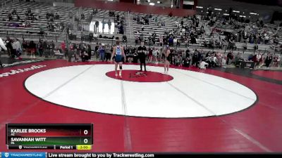 53 lbs Quarterfinal - Karlee Brooks, AZ vs Savannah Witt, PA