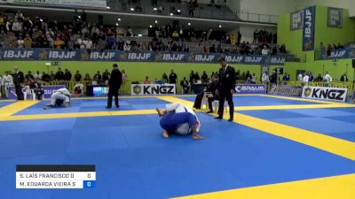 SÁBATHA LAÍS FRANCISCO DOS SANTO vs MARIA EDUARDA VIEIRA SANTOS 2020 European Jiu-Jitsu IBJJF Championship