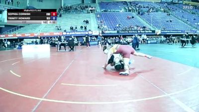 117 lbs Round 1 (16 Team) - Sophia Cornish, Colorado Mesa University vs Trinity Howard, West Liberty