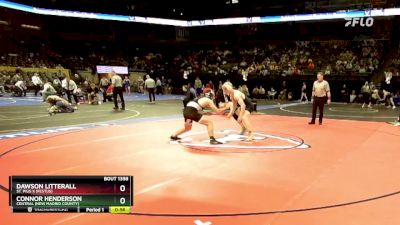 175 Class 1 lbs Cons. Semi - Dawson Litterall, St. Pius X (Festus) vs Connor Henderson, Central (New Madrid County)