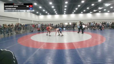144 lbs Champ. Rd Of 16 - Alexander Sosa, Heatwave Wrestling Club vs Tanner Hunt