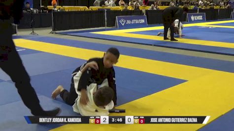 Jose Antonio Gutierrez Baena vs Bentley Jordan K. Kanekoa 2025 Pan Kids Jiu-Jitsu IBJJF Championship