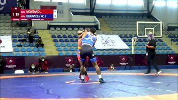 63 kg Semifinal - Joao Marco Benavides Rochabrun, Peru vs Andres Roberto Montano Arroyoecu, Ecuador