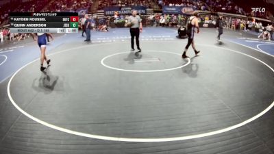 D 1 165 lbs Cons. Round 3 - Quinn Anderson, Jesuit vs Kayden Roussel, Dutchtown