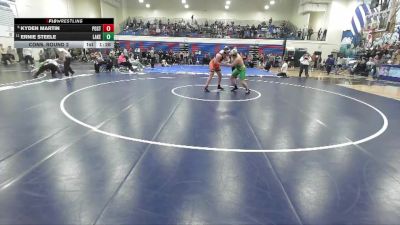 215 lbs Cons. Round 2 - Ernie Steele, Lakeland vs Kyden Martin, Post Falls