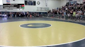 144 lbs Semifinal - Elijah Strickling, Aloha vs Cassius Lesperance, Grant