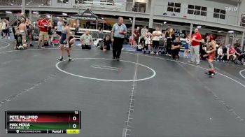 72 lbs Placement (4 Team) - Pete Palumbo, Hammers Yellow vs Max Moua, Full Circle