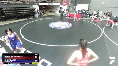 105 lbs Round 4 (16 Team) - Brooke Aguilera, KCWA-FR vs Angeline Galon, BAWA-FR