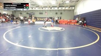 155 lbs Champ. Round 1 - Layla Lorenzo, Mater Dei vs Yvette Pacheco, Norco