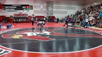 133 lbs Quarterfinal - Travis Weiss, Adrian Area vs Noah Gonzalez, Maple River/USC
