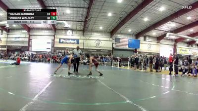 113 lbs Cons. Round 1 - Carlos Marquez, Elko vs Connor Wolfley, Moapa Valley