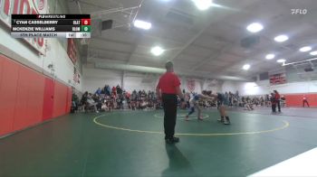 135 lbs 5th Place Match - Cyan Casselberry, Olathe vs Mckenzie Williams, Bloomfield