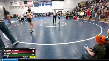 105 lbs Semifinal - Kyonna Roberts, Hulett vs Lindsay Peters, Buffalo