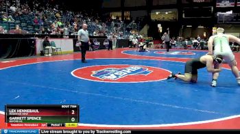 7A-215 lbs Cons. Round 2 - Garrett Spence, Buford HS vs Lex Hennebaul, Mountain View