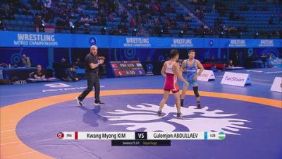 61 kg Repechage #2 - Kwang Myong Kim, DPR Korea vs Gulomjon Abdullaev, Uzbekistan