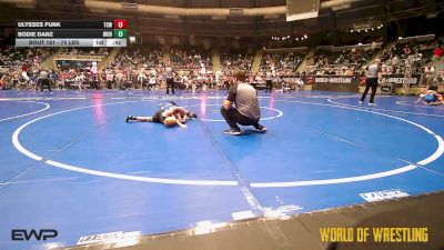 70 lbs Consi Of 8 #2 - Ulysses Funk, Team Conquer Wrestling vs Bodie Danz, Bruin Elite