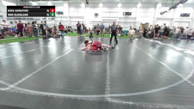 125 lbs Consi Of 16 #2 - Ezra Gowatski, PA vs Wes Slingland, PA